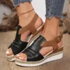 Sapatos casuais sandálias de cunha para mulheres verão senhoras plataforma saltos grossos fundo peep toe designer de luxo