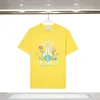 Casablanc Mens T-Shirts Sets 24SS Designer Shirts Print Mens Casual Hemd Damen Lose Seiden Casablacnca Shirt Kurzärmele Luxus T-Shirt hochwertige Teesosdg