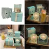 Scented Candle Designer Blue Aromatherapy Gift Box For Bedroom Living Room Indoor Atmosphere Night Proposal Romantic Radiant Limited Dhcnf