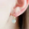 Boucles d'oreilles pendantes pour femmes, mode coréenne classique élégante, cristal exquis opale, goutte d'eau, bijoux de mariage, 2024