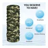 Halsdukar grön kamouflage militär camo bandana nacke täcker tryckta balaclavas wrap halsduk pannband vandring unisex vuxen vindtät