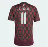 S-4XLNovo México 2024 Copa América RAUL CHICHARITO S.GIMENEZ Camisas de futebol 2023 LOZANO DOS SANTOS 24 25 H.LOZANO Homens Crianças Camisas de futebol Uniformes Torcedores Versão do jogador