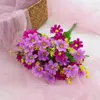 Decorative Flowers 5pcs Artificial Jumping Orchids Daisies Outdoor Decoration Indoor Layout Engineering Crafts Garden