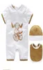 Nuovissimo abbigliamento per bambini Abiti estivi per neonati Neonate Cartoon Pagliaccetti Set da 3 pezzi Tute per neonati 024M 6093367