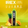 100% Original Irex 10k 12k 15k puff Crystal Rechargeable Electronic Cigarette 10000 Puffs 2% 5% Nicotine Disposable Vape Pen