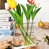 Vases Acrylic Flower Vase Rainbow Floral Nordic Container Arrangement Desktop Ornaments Wedding Party Home Decoration