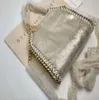 Ontwerper Stella Mccartney Falabella Tassen Mini Tote Dames Metallic Sliver Zwart klein Winkelen Dames Handtassen Leren schoudertas