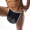 Caleçons Boxer Shorts Slips Knickers Hommes Sexy Sleep Lounge Doux Confort T-Back Trunks Sous-Vêtements De Haute Qualité