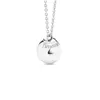 Designer tiffay and co 925 Sterling Silver Simple Style Round Ball Pendant Necklace Light Luxury coins Fashion Collar Chain