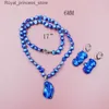 Promotion des ensembles de bijoux de mariage !Collier de perles baroques naturelles de 4MM/6mm (17 pouces), pendentif et boucles d'oreilles, ensemble classique Q240316