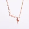 Chains 2024 Personalized Design Women's Love Wine Bottle Cup Necklace Fashion Clavicle Chain Jewelry