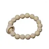 Strand Ivoor Moer Ronde Lotus Flexibele Ring Bodhi Zaden Armband Creatieve Accessoires Kralen String