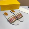 Women Summer Comfortable Beach Sandals Designer Ethnic Fashion Hot Slippers Open Toe Beautiful Neutral Home Flat Shoes