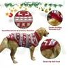 Vestuário para cães PUPCA Feio Natal Rena Suéter Xmas Pet Winter Knitwear Roupas Quentes Gola Alta Roupa para Cães Médios Grandes