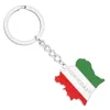 Keychains Ivorys Map Keychain Ethnic Keyrings Jewelry Accessory For Bag 40GB