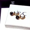 Dangle Chandelier New Fashion Luxury Silver Needle Earrings Black Zirconium Pendant Geometric Temperament Earring Pendant Ear Jewelry Women 24316