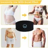 Elektrische Abdominale Massager EMS Spierstimulator Bodybuilding Afslanken Machine ABS Trainer Taille Afvallen Fitness 240314