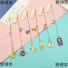 30 pcslot Kawaii Little Prince Longmks for Book Cartoon Metal Binder Clips Clips Paper Clip Office School Schools 240306