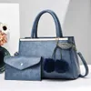 Hip Shoulder Bags Womens Bag High End Handbag Large Capacity Fashion Versatile Western Style Two Piece Set 240311
