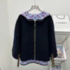 Kobiet Sweters Designer Lvjia Knitted Cardigan 2023 Autumn/Winter New High Edition Nanyou w stylu europejskim w stylu męskim i długim rękawem Sweter EMFJ