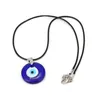 Anhänger Halsketten Mode 30mm Evil Eye Anhänger für Frauen Männer Türkei Blaue Augen Glück Halskette Choker Schmuck Zubehör Drop Delive DHSDH