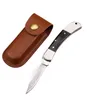Wysokiej jakości 110 taktyczne składanie noża VG10 Damascus stalowe ostrze drewniane stalowe rączka na zewnątrz noża kempingowa noża składania