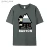 Heren T-shirts Burton Snowboards Nieuw T-shirt Maat S 5XL Q240316