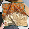 Scarves Abstract Starfish Pattern Bandana Fashion Women Natural Silk Neck Scarf Lady Small Square Neckerchief Foulard Femme SD0284