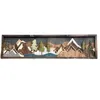 Party Decoration 40 16cm/15.75 6.30in TROE HOME WALL MOUNTORY View Art 3D Stereo Sunset and Moonlight Abstract (4 Bilder)