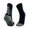 2324 New Anti-slip Soccer Socks Men Women Outdoor Sport Grip Football Socks Arrow dot mid-calf socks