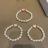 Lady Designer Beaded Saturn Armband Kleurrijke Emaille Gesp Parelarmband Nieuwe Magnetische Saturnus Parel Hand Sieraden