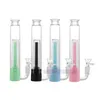 Coloré Silicone Bong Pipes En Verre Narguilé Waterpipe Bubbler Verre Filtre Poignée Bol Portable Amovible Herbe Sèche Tabac Porte-Cigarette Fumer Handpipes DHL