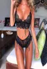 Transparent femmes dentelle Sexy nouveau soutien-gorge sans couture Push Up ensembles 2020 pansement Lingerie sous-vêtements costumes fil Bralette et Panty3821620