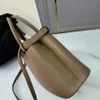 Totes borsa a tracolla borsa di lusso borsa da donna firmata Shopping Bag 35CM Borsa tote grande in vera pelle borsa di alta qualità moda Borsa da donna marrone Confezione regalo