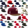 2024 herrar baseball fullt stängda kepsar lappade broderi bokstäver ben män New York Bourgogne Color Alla 32 lag Casual Sport Flat Fited Hats Love Hustle SD Hat FF1-04