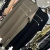 基本的なカジュアルドレス夏のニュージャッパーパッチワークTシャツドレス短い丸い首のソリッドプラスサイズレディースドレスファッションカジュアル女性衣料品24315