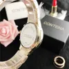 Autres montres 2023 CONTENA Femmes es Top Marque De Luxe Quartz Dames Mode Bracelet Rose Or Diamant Femme Horloge Relogio Feminino Y240316