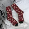 Men's Socks Boobs Cartoon Men Women Casual Hearts Like And Asses Valentine's Day Autumn Winter Middle Tube Gift
