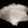 Sacs de rangement Sac en plastique transparent 3 tailles Baggies Baggy Clear Grip Mini Self Seal Petit 100 100pcs Marque