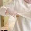 スリープウェアfdfklak lxxlコットンマタニティ看護睡眠服を着る妊娠中の妊娠睡眠ラウンジセットのためのパマ服