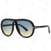 Luxury Tf Sunglasses Acetate Frame Tom Sunglasses Men Designer Tom Fors Sunglasses Fashionable Uvshaped Glasses Lens Transparent Men and Resistant Women 345