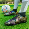 American Football Shoes Professional Soccer For Men High Top Antiskid Original Mens Turf Training Boots Kid