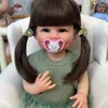 NPK 55 cm Full Body Soft Silicone Reborn Toddler Doll Raya Life Touch Soft Touch High Quality Doll Presents for Children 240308