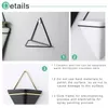 Wall Mounted Triangle Plant Flower Pot Nordic Ceramic Flowerpot Succulent Plant Holder Indoor Hanging Planter Geometric Vase 240311