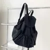 Sacs en toile de nylon de niche coréenne japonaise, sacs à dos minimalistes décontractés, sac à dos de transport quotidien pratique de grande capacité pour femmes 240315