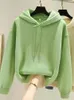 Women's Fur 2024 Avocado Plush Thick Sweater Casual And Versatile Early Spring Korean Version Student Loose