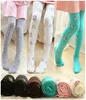 Top quality girl tights stocking autumn spring children floral cotton dance dress socks knitted elastic leggings6096902