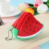 Opbergdozen 1 Stuks Fruit Print Portemonnees Vrouwen Mini Kaart Tas Sleutelhoes Oortelefoon Meisjes Kids Cartoon Leuke Portemonnee geld