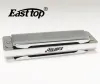 الآلات EastTop T008 Paddy 12 Tones Silver Harmonica Brass Reedplates Phosphor Bronze Reeds Diatonic Blues Harp Harmonica