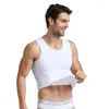 Men Sweat Tops Slimming Body Shaper Chest Compression Gynecomastia Boobs Undershirt Waist Trainer Belly Vest 240315